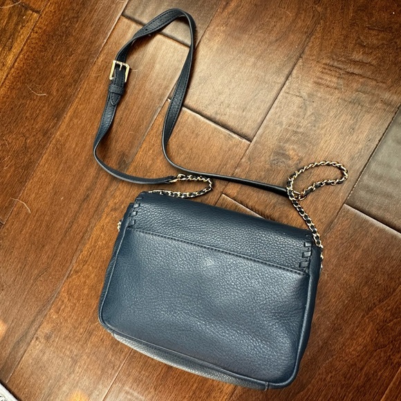 Tory Burch Navy Leather Crossbody Bag - Picture 3 of 5